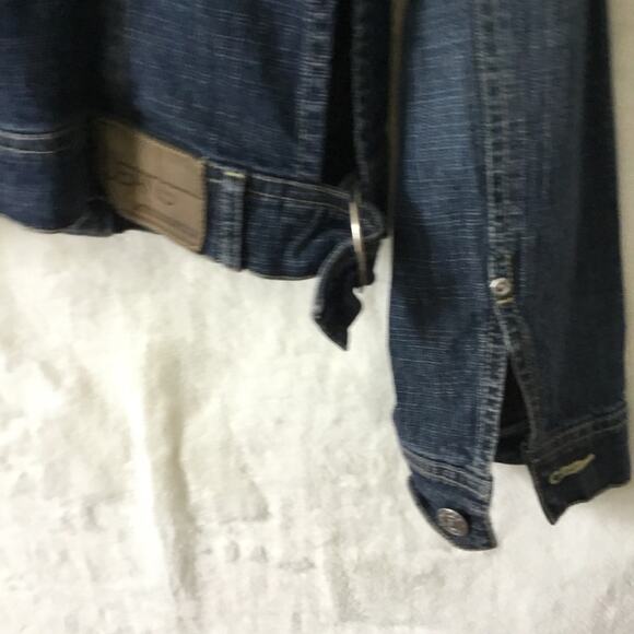 BCBGMaxAzria Jeans Cropped Jean Jacket - Picture 14 of 16